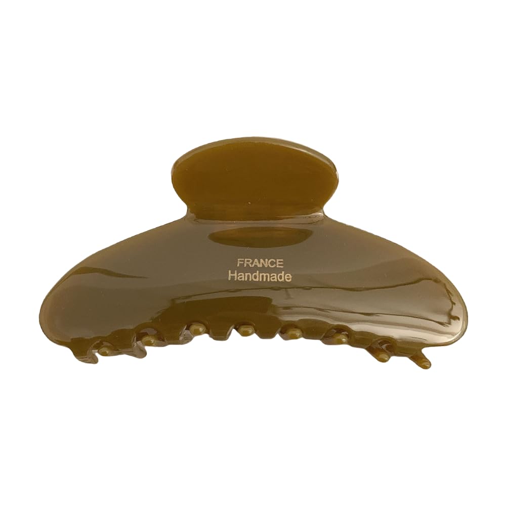 Olive Green Tortoise Large Hair Claw Clips for Thick Hair Non Slip